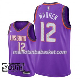 Maillot Enfant Phoenix Suns T.J. Warren 12 2018-19 Nike City Edition Pourpre Swingman